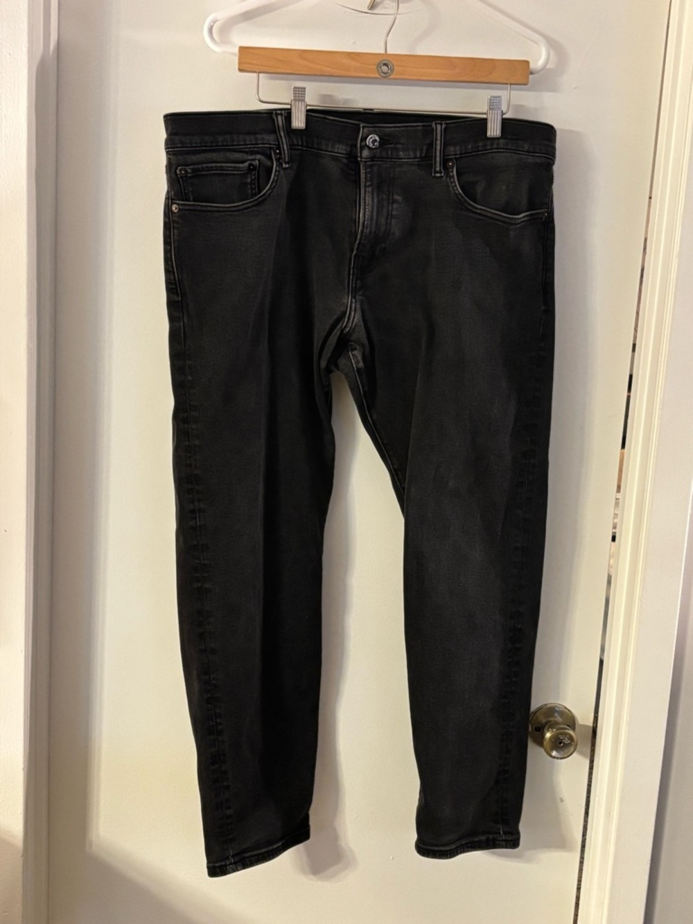 Lucky Brand Men's 110 Slim Black Jeans emo as f